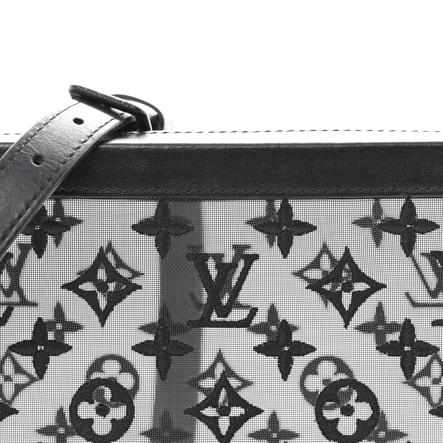 Louis Vuitton Monogram See Through Soft Trunk Black