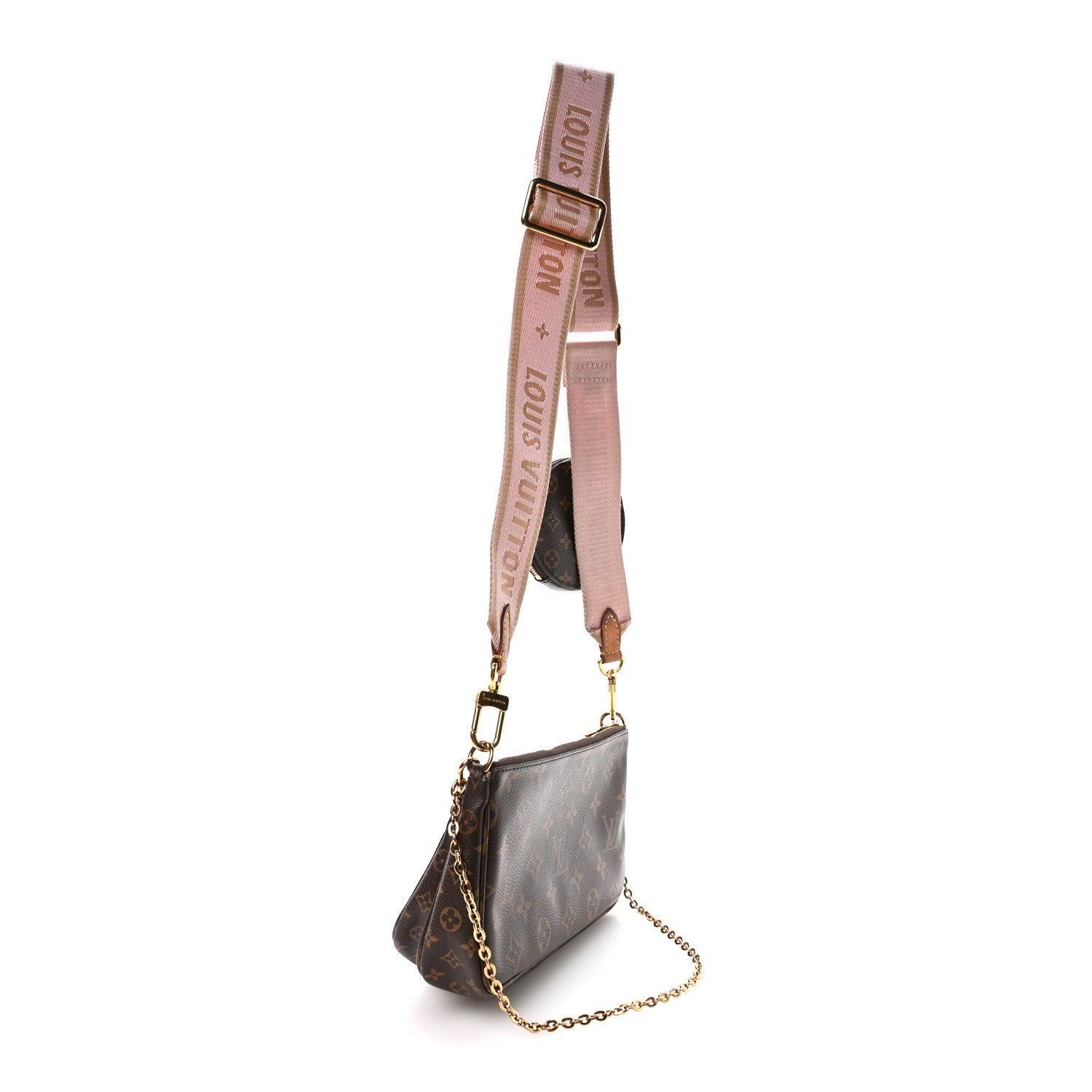 Louis Vuitton Monogram Multi Pochette Accessories Rose Clair