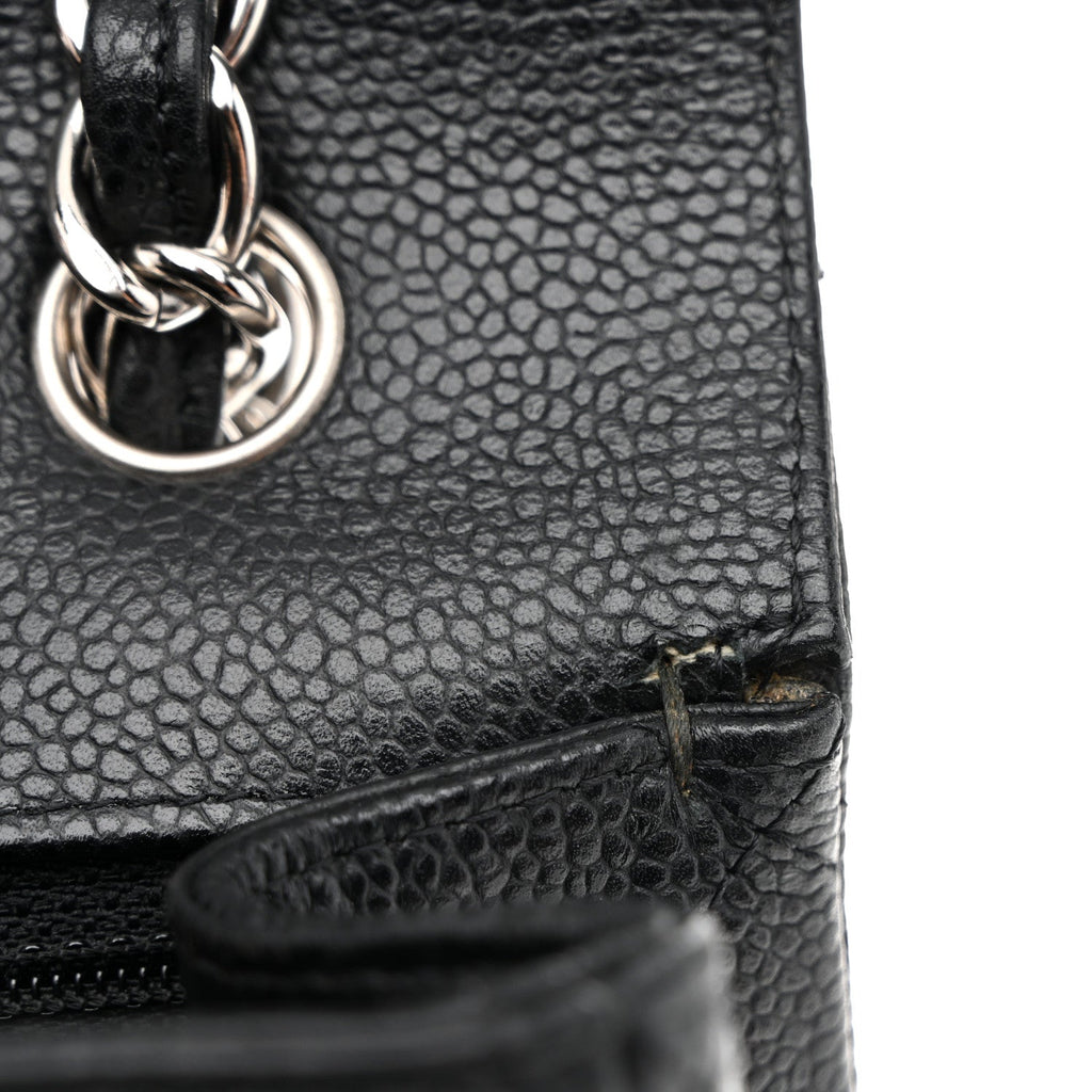 Chanel Caviar Maxi Single Flap Black