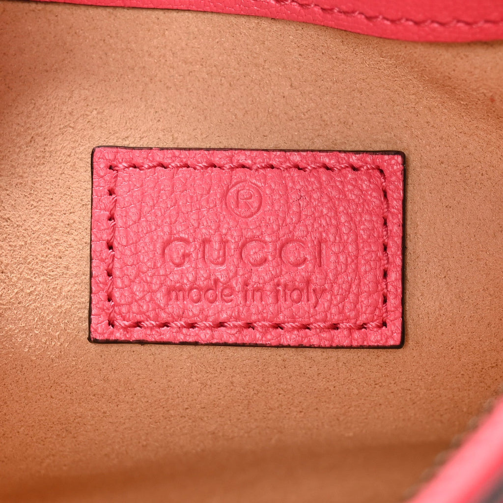 Gucci Goatskin Mini Aphrodite Shoulder Bag Rhodamine Pink