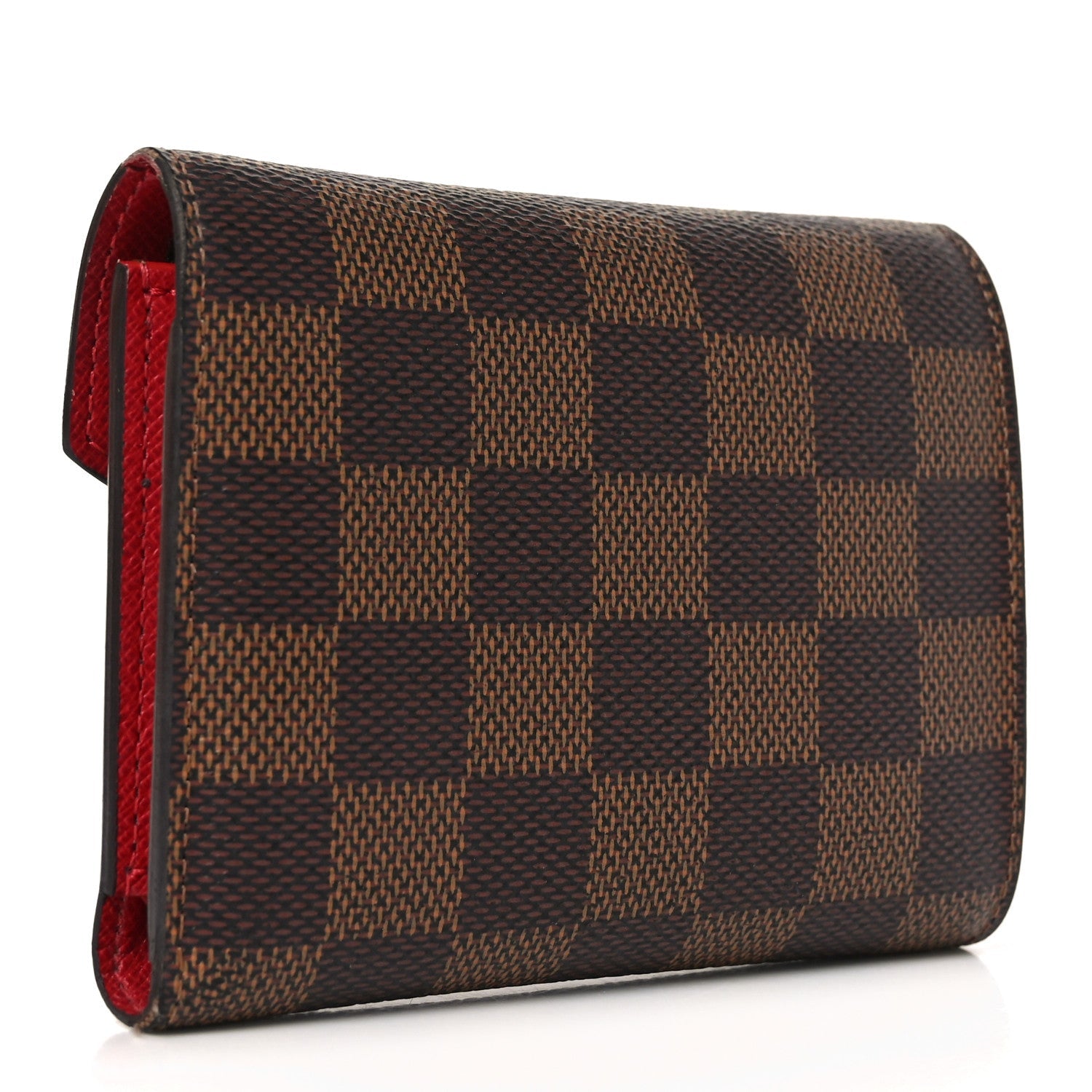 Louis Vuitton Damier Ebene Victorine Wallet Rouge