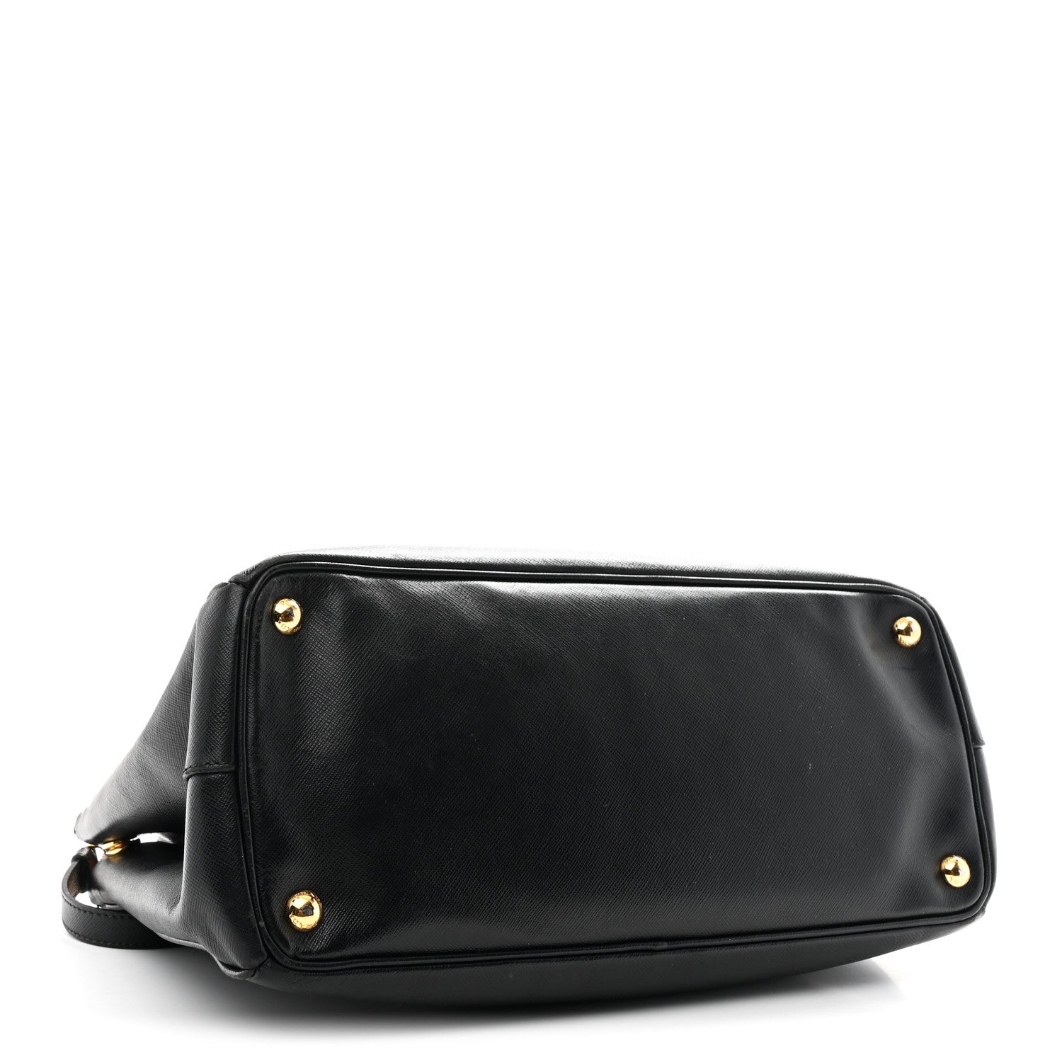 Prada Saffiano Medium Galleria Double Zip Tote Black