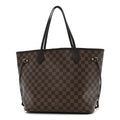 Louis Vuitton Damier Ebene Neo Neverfull MM Rose Ballerine