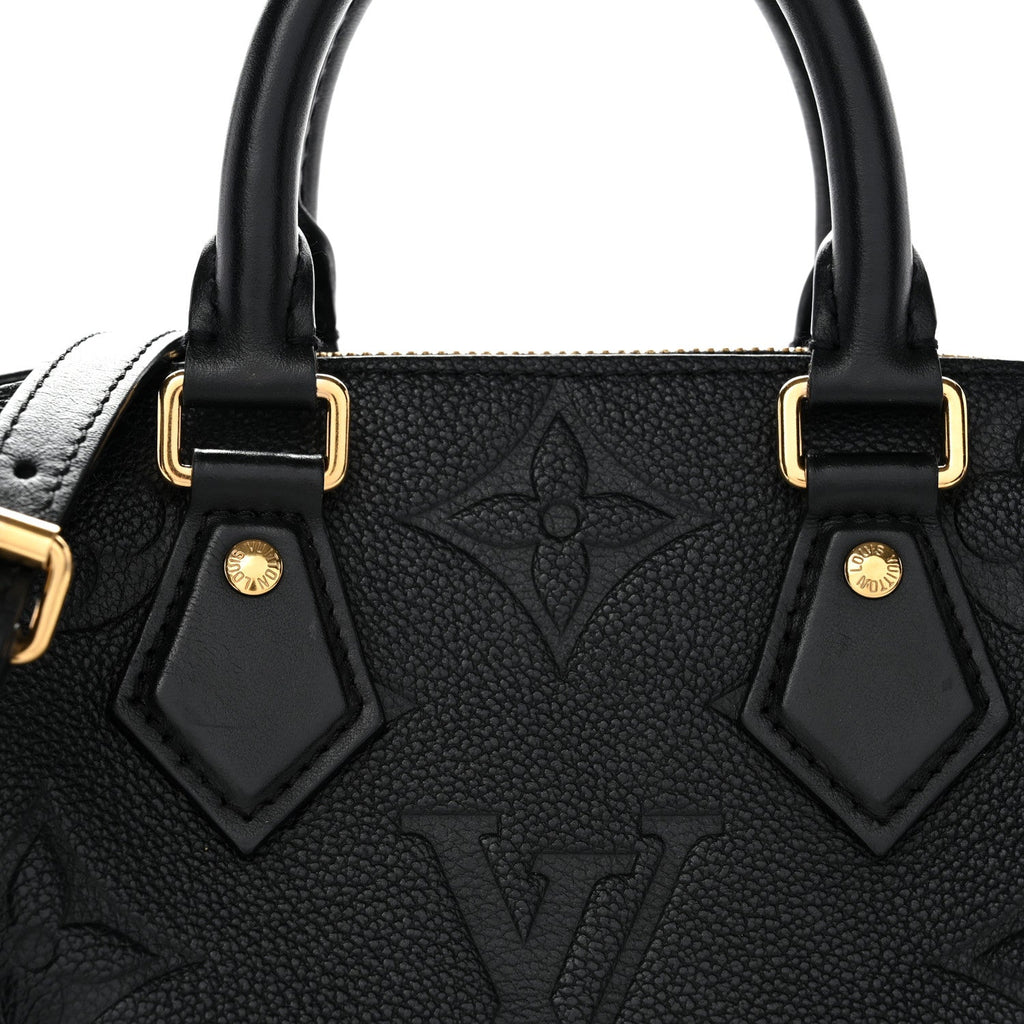 Louis Vuitton Empreinte Monogram Giant Speedy Bandouliere 20 Black