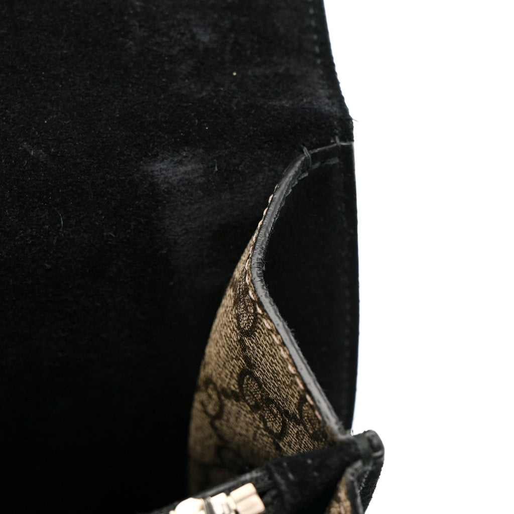 Gucci GG Supreme Monogram Medium Dionysus Shoulder Bag Black