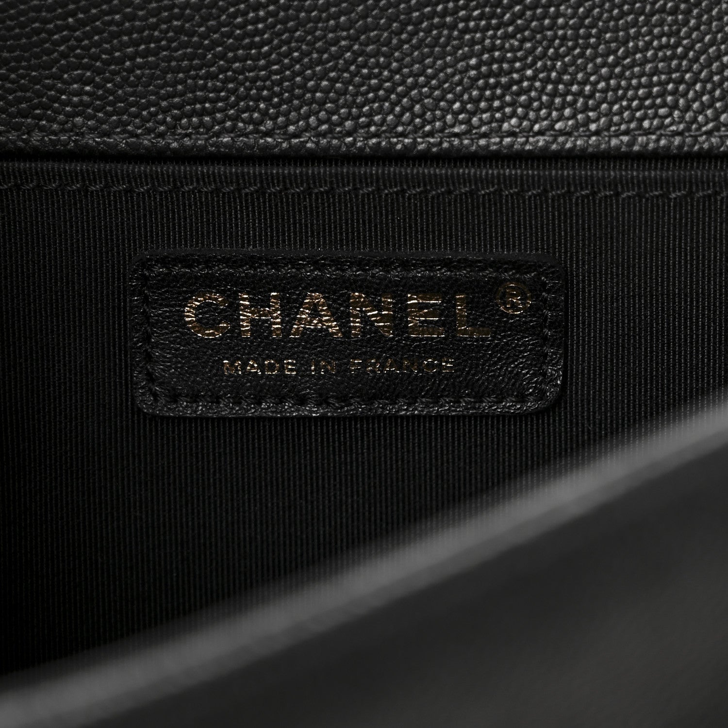 Chanel Caviar Quilted Medium Boy Flap Black
