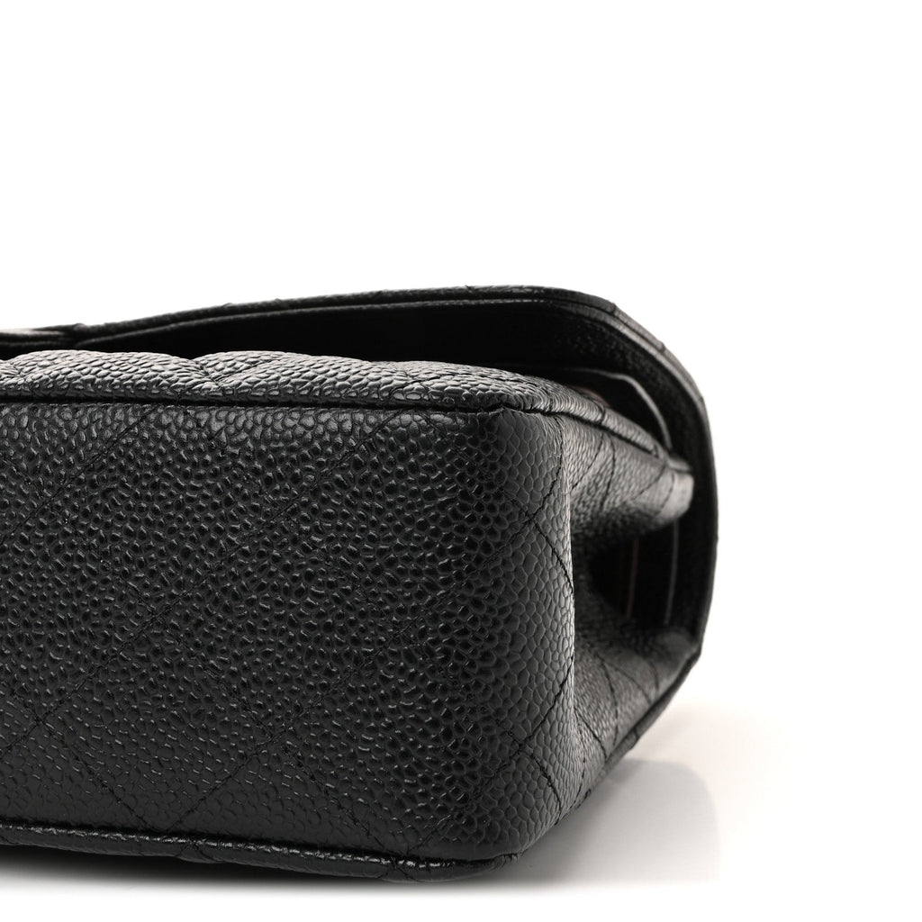 Chanel Caviar Quilted Medium Double Flap Black