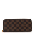 Louis Vuitton Damier Ebene Clemence Wallet Cherry