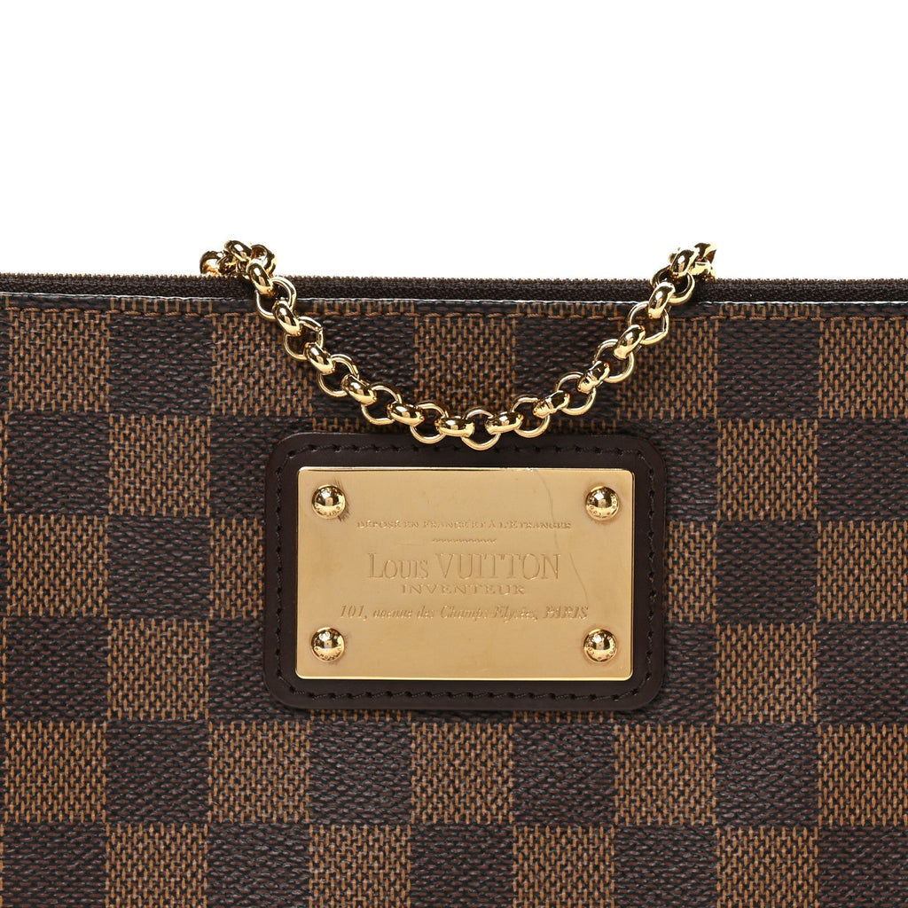 Louis Vuitton Damier Ebene Eva Clutch