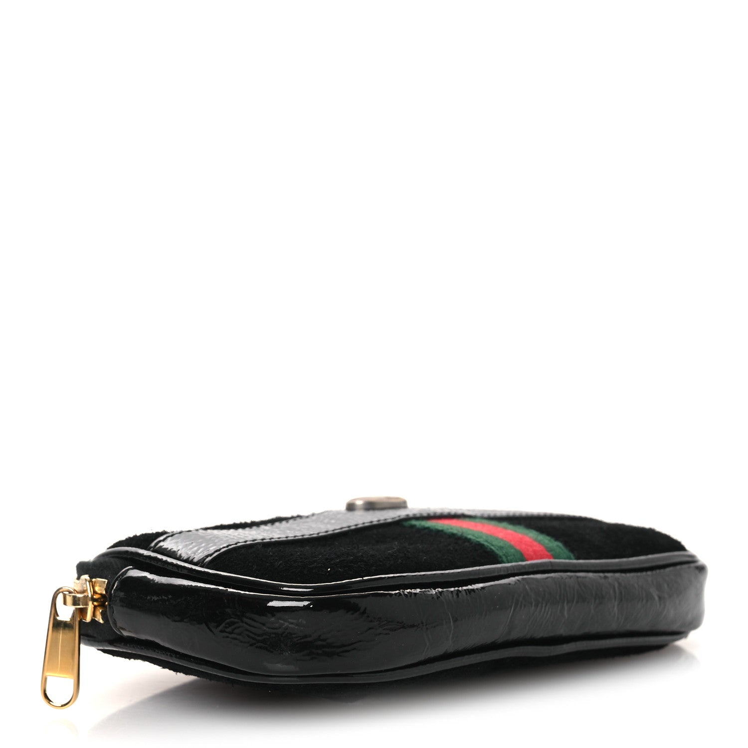 Gucci Suede Patent Ophidia Belted iPhone Case 85 34 Black
