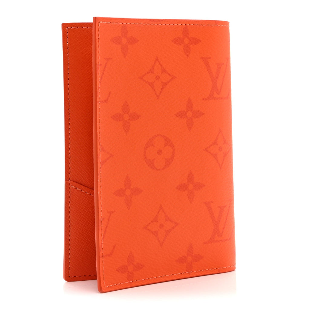Louis Vuitton Taigarama Passport Cover Orange