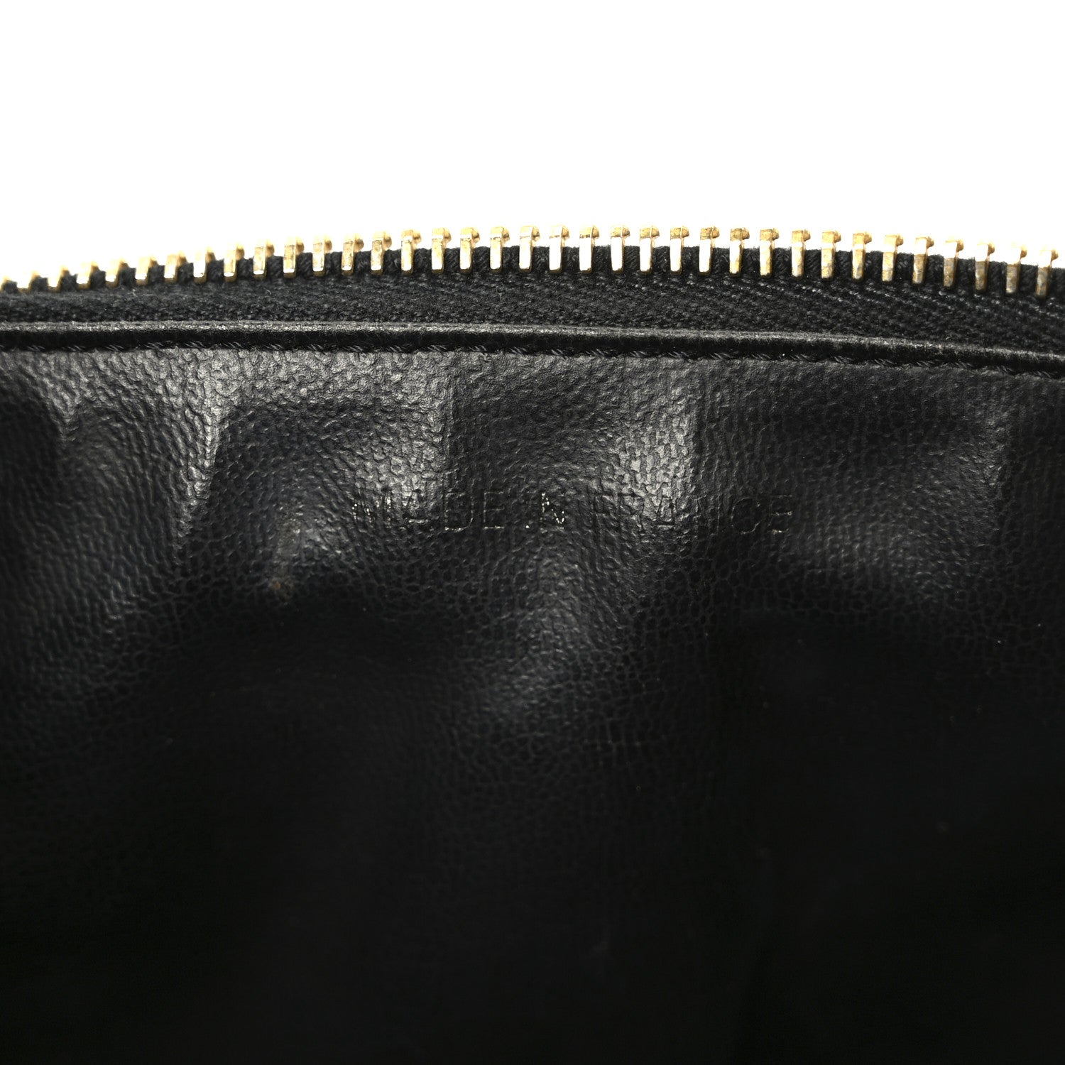 Chanel Caviar Vanity Cosmetic Case Black