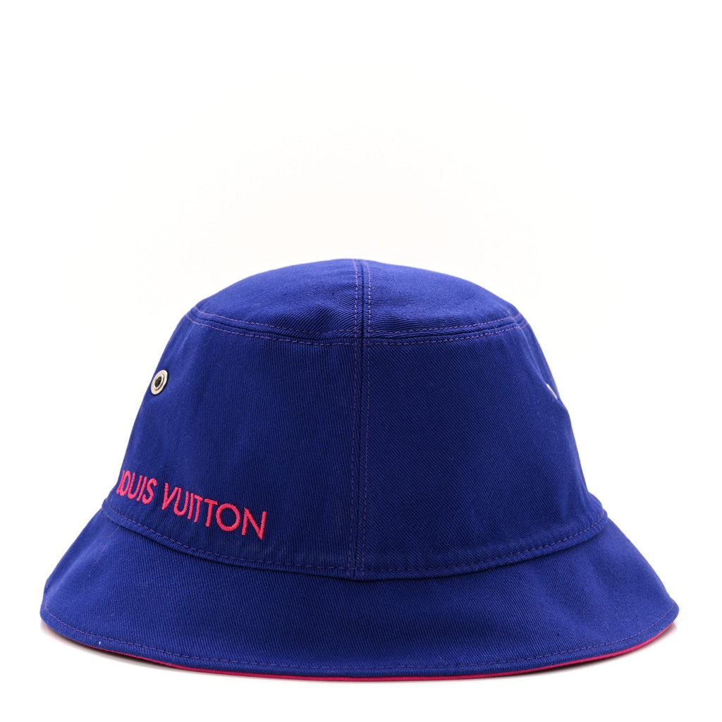 Louis Vuitton Monogram Illusion Reversible Bucket Hat M Pink Purple