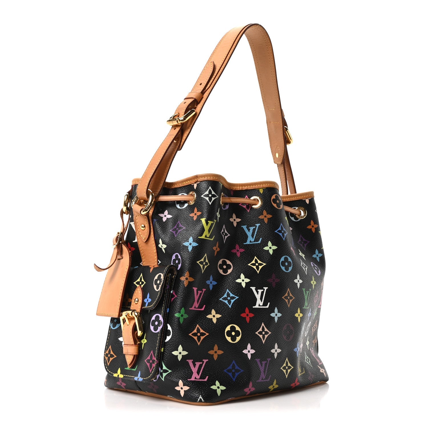 Louis Vuitton Monogram Multicolor Petit Noe Black