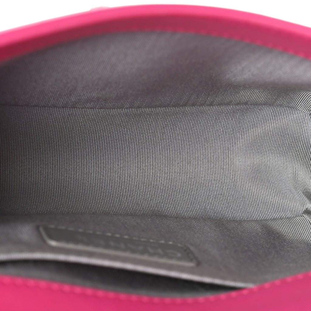 Chanel Velvet Quilted Small Boy Flap Fuchsia