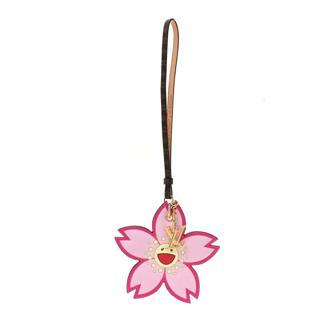 Louis Vuitton LV X TM Cherry Blossom Bag Charm Pink