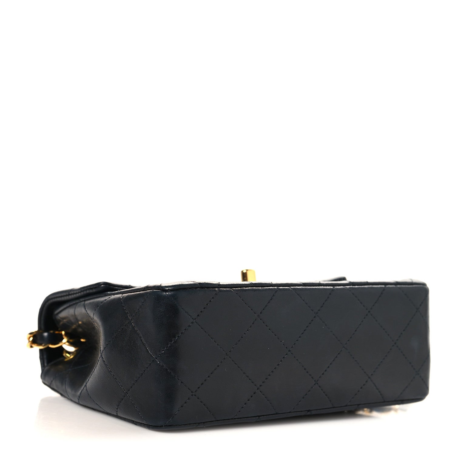 Chanel Lambskin Quilted Mini Square Flap Black