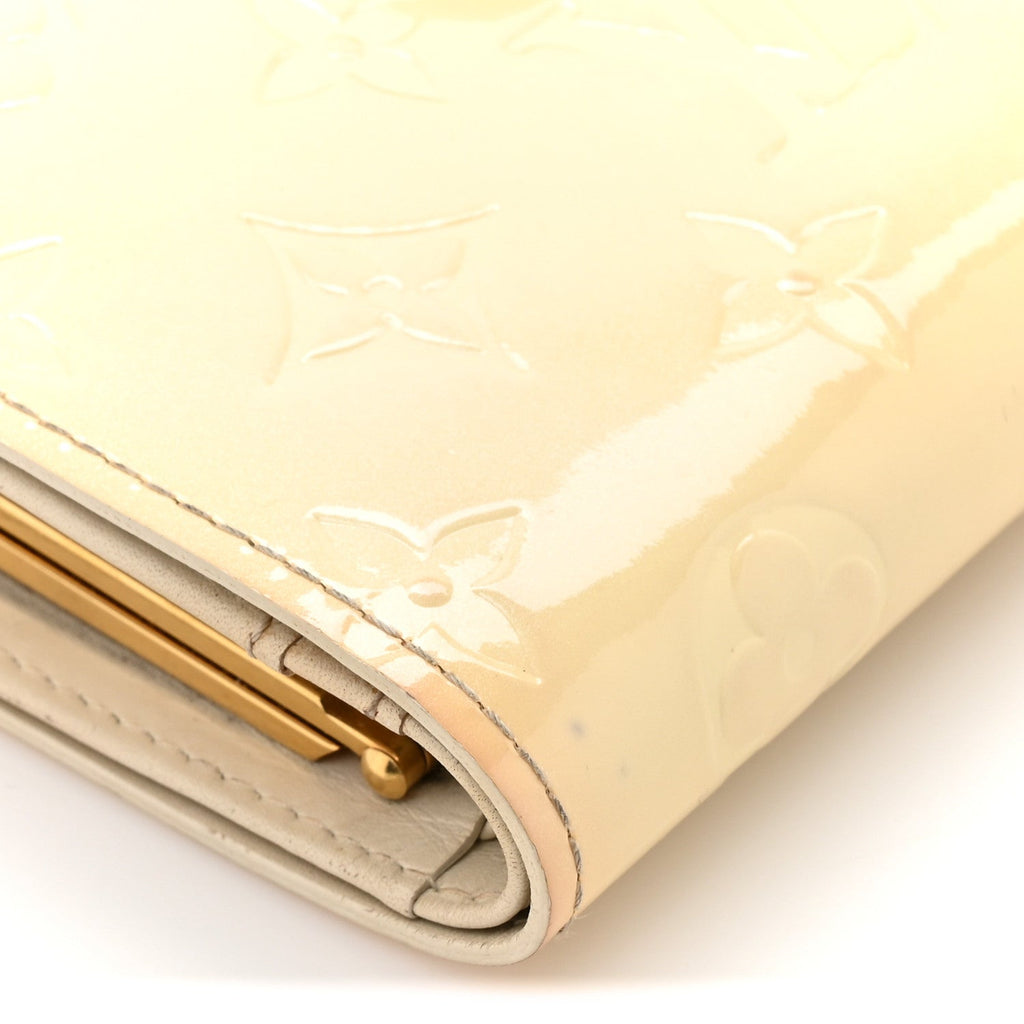 Louis Vuitton Vernis French Purse Wallet Perle
