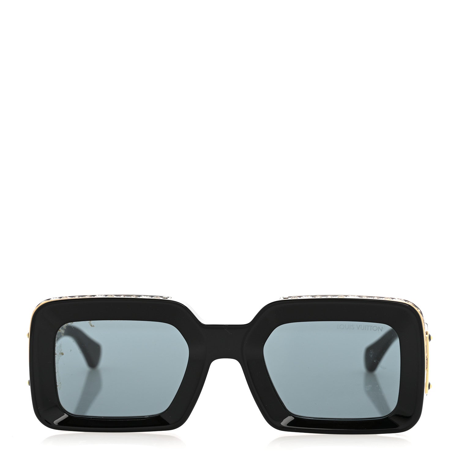 Louis Vuitton X NIGO Acetate 1.1 Zillionaires Sunglasses Z1591W Black