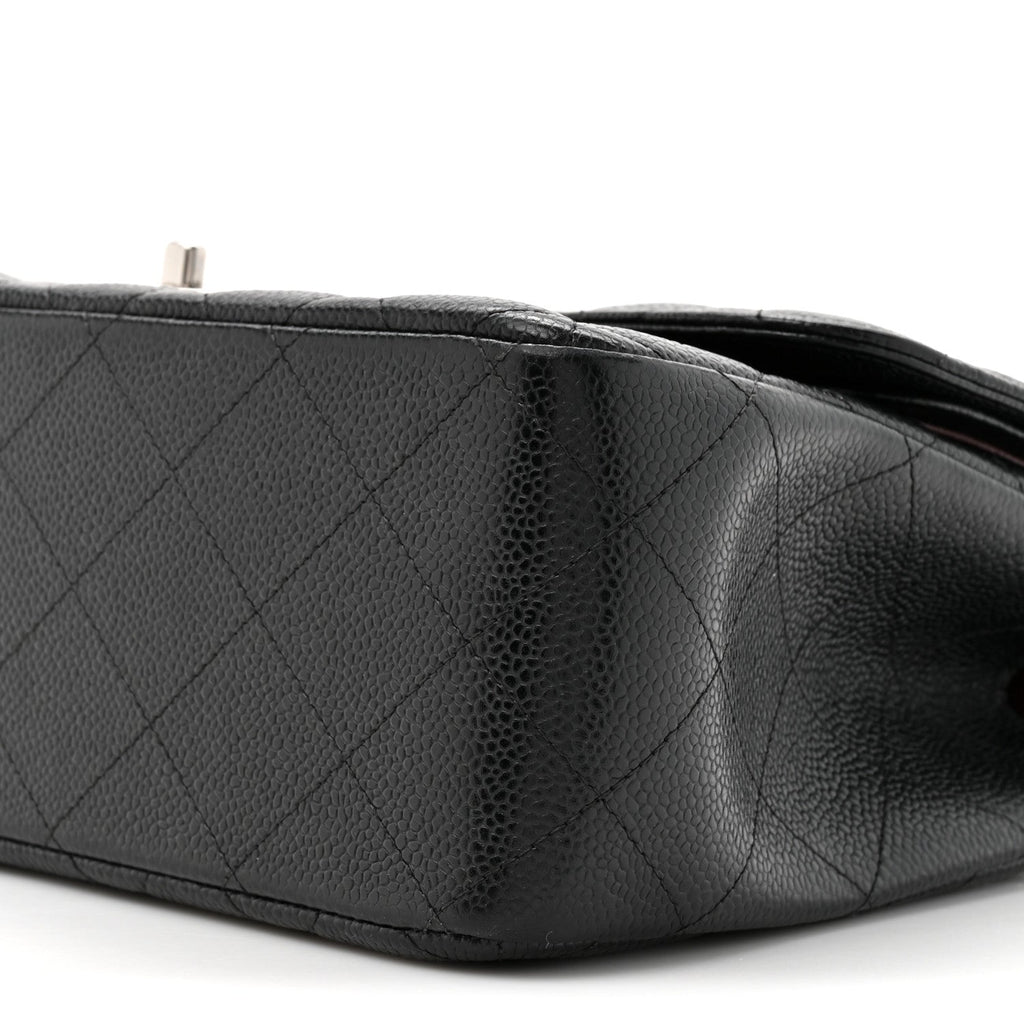 Chanel Caviar Quilted Jumbo Double Flap Black