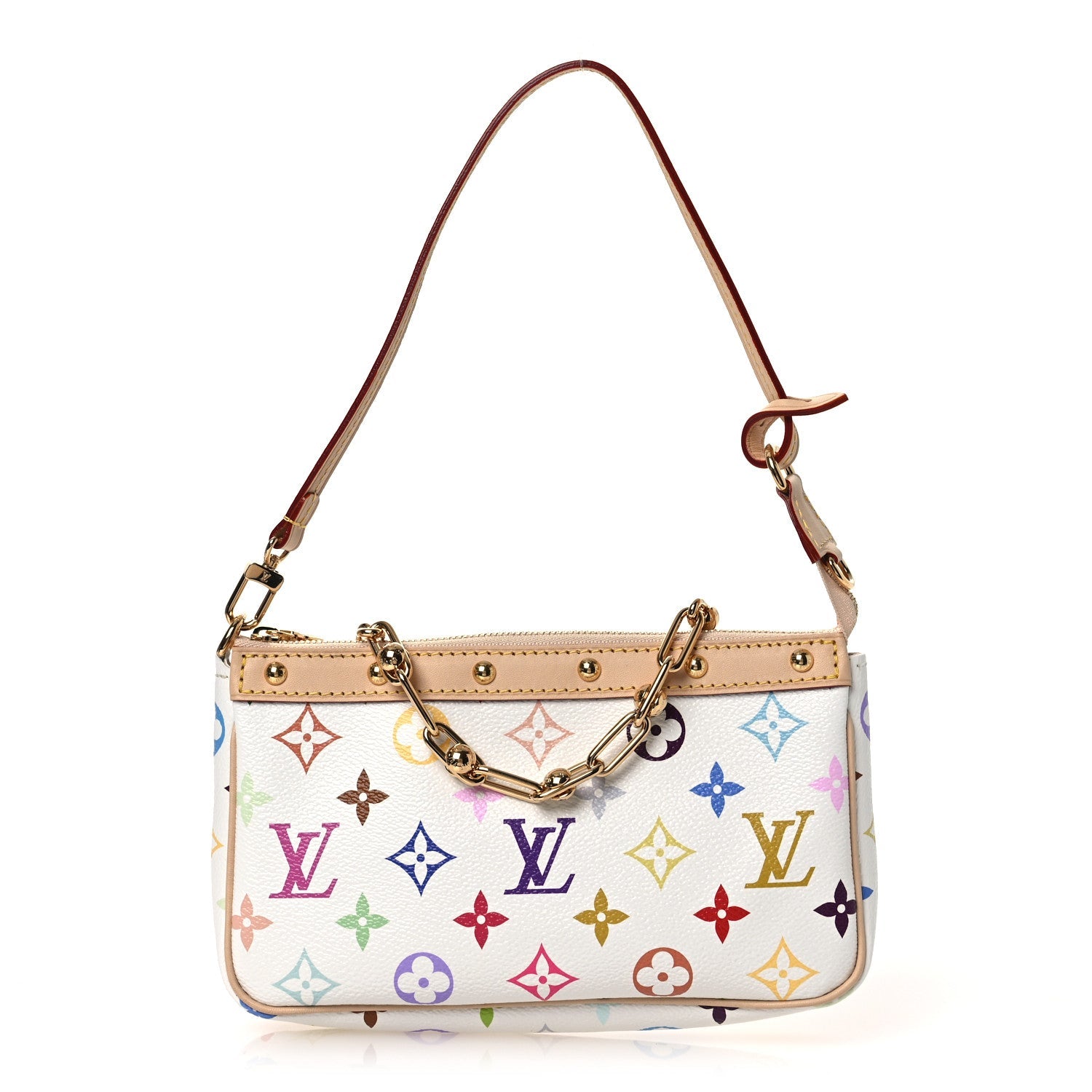 Louis Vuitton LV X TM Monogram Multicolor Pochette Accessories White