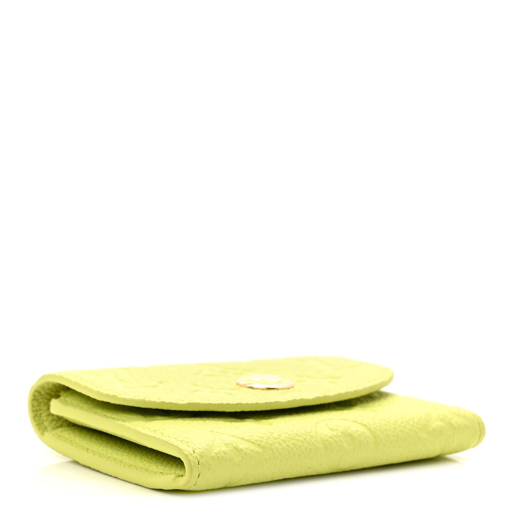 Louis Vuitton Empreinte Rosalie Coin Purse Zesty Lime