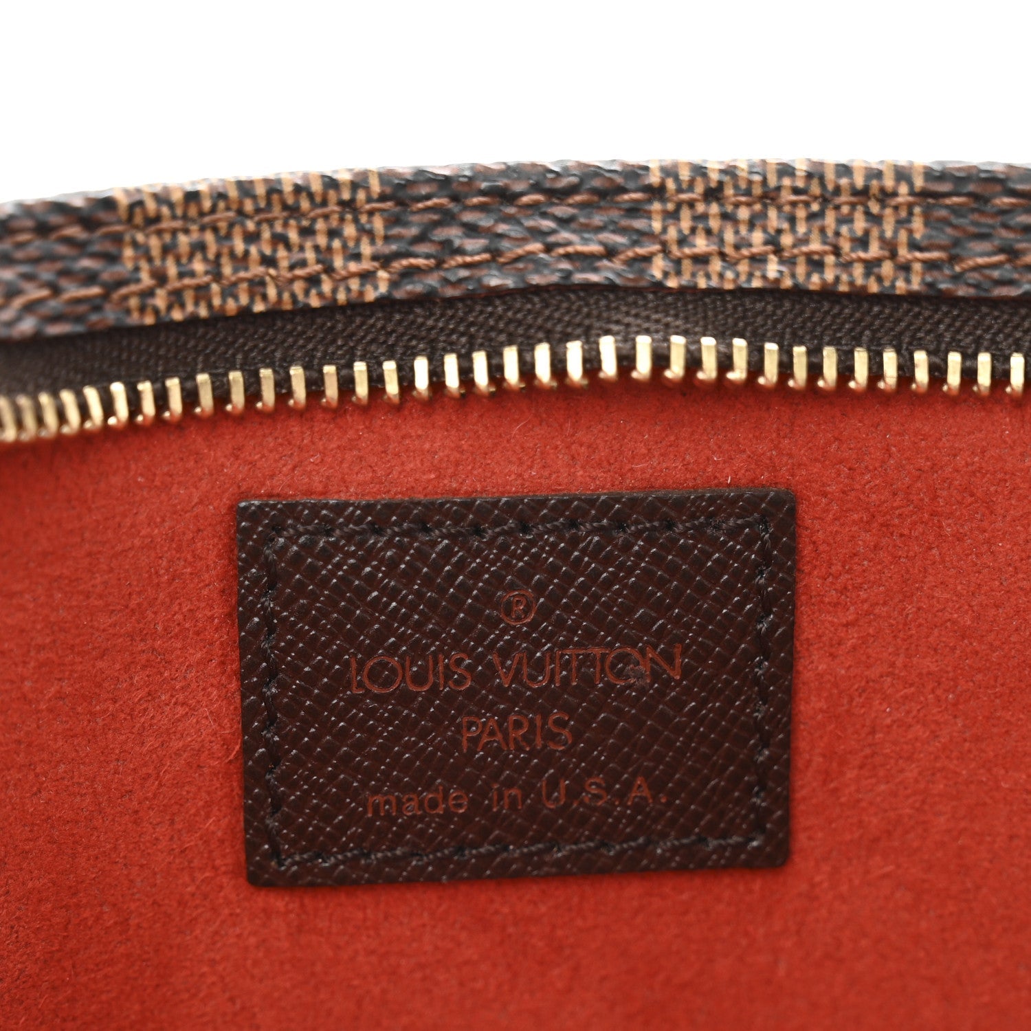 Louis Vuitton Damier Ebene Marais Bucket Pouch