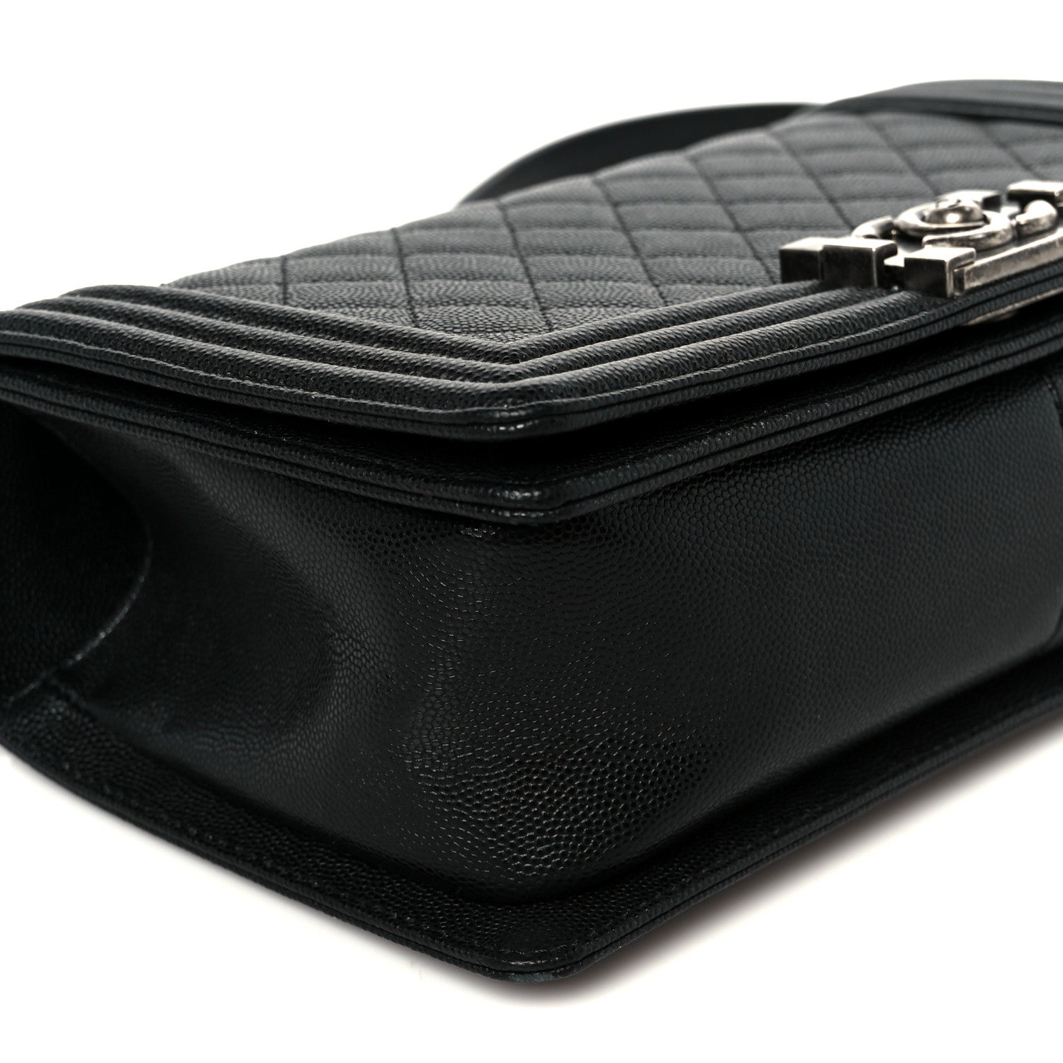 Chanel Caviar Quilted Medium Boy Flap Black