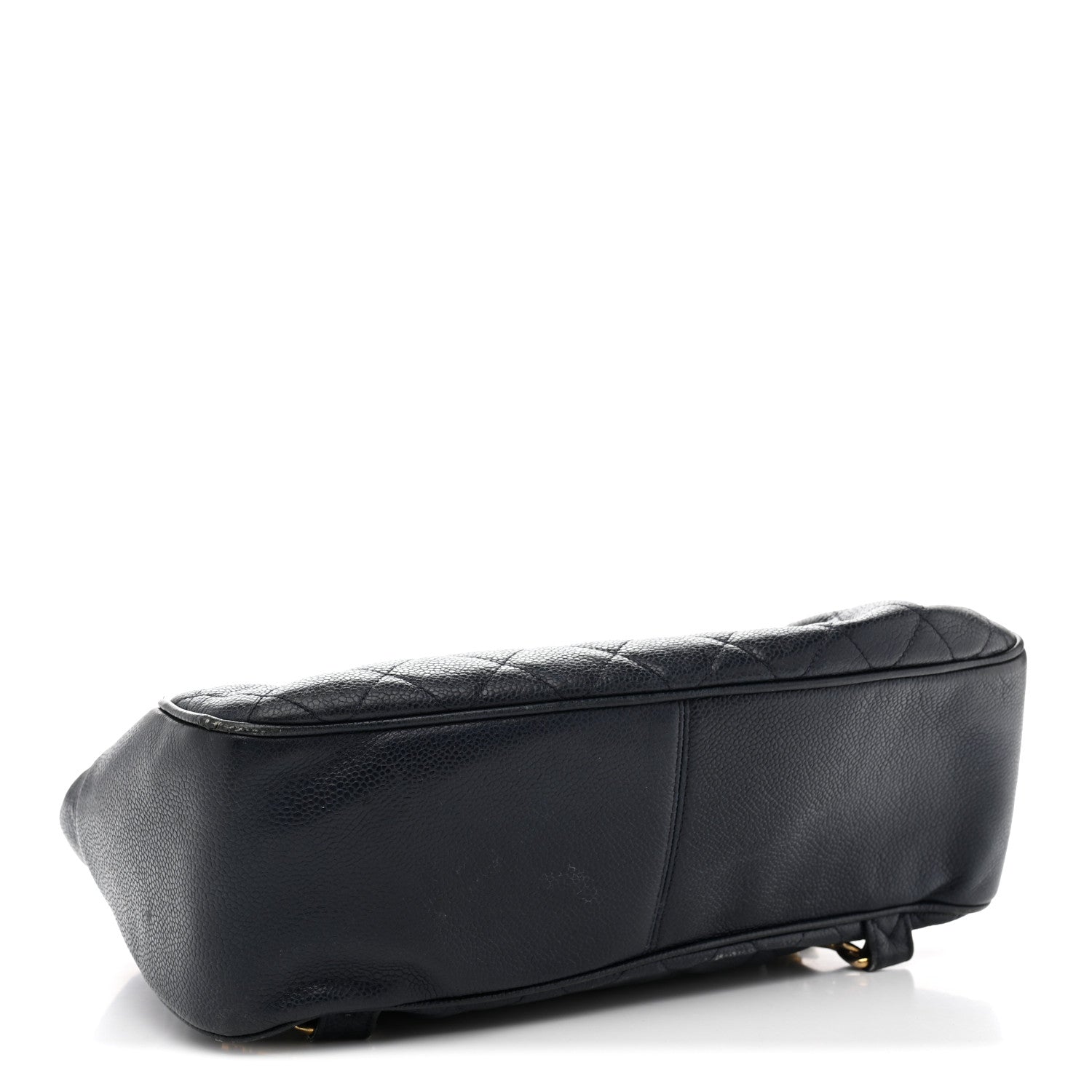 Chanel Caviar Quilted CC Drawstring Backpack Navy
