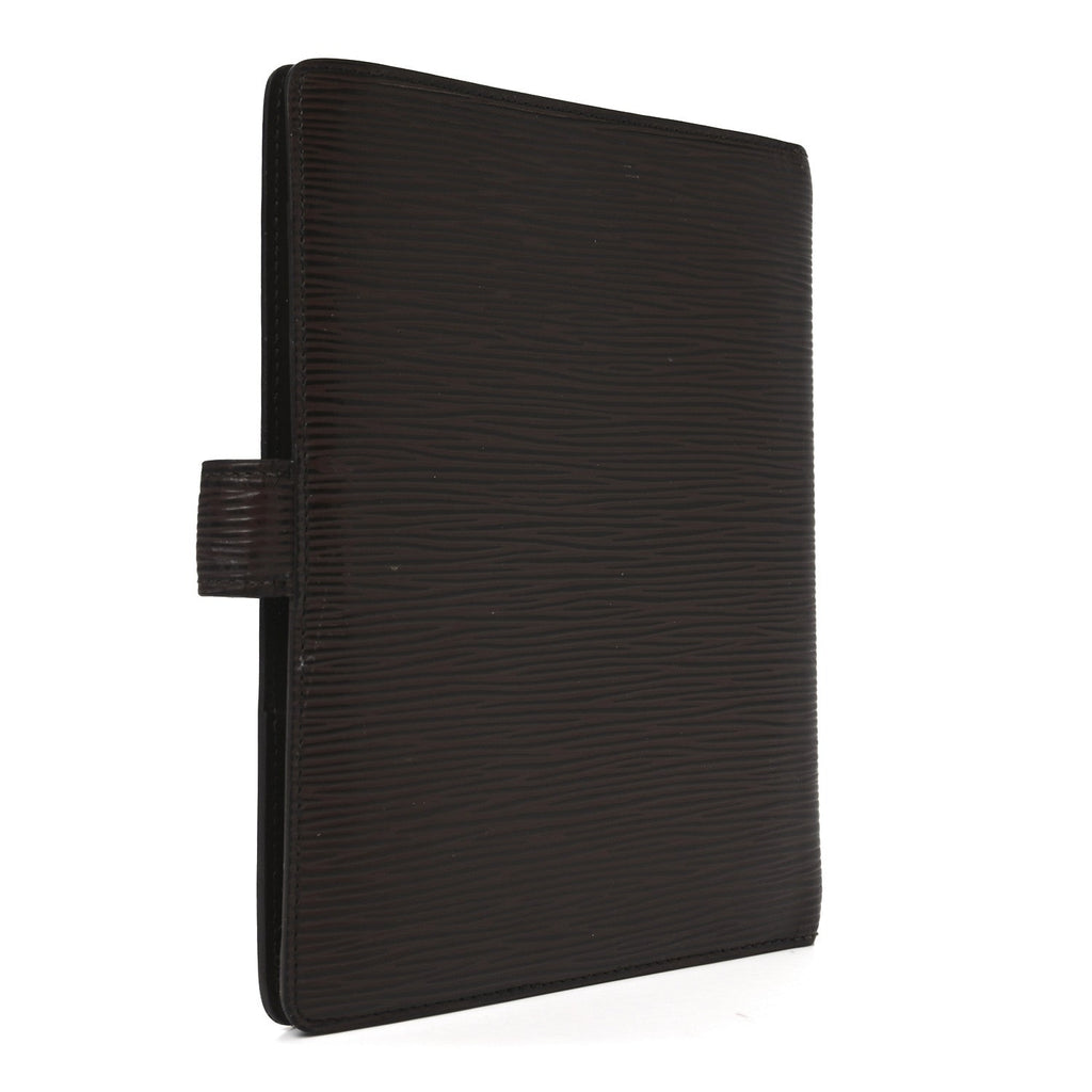 Louis Vuitton Epi Medium Ring Agenda Cover Moka