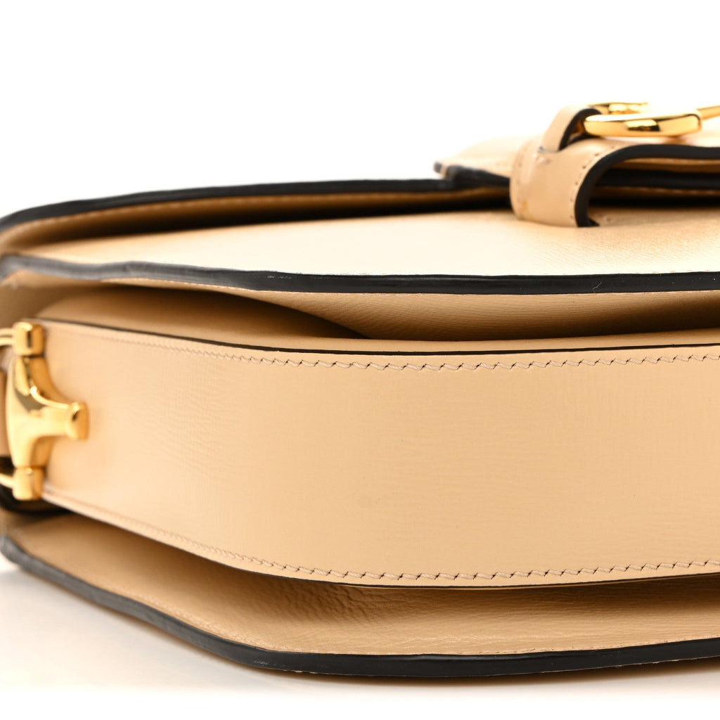 Gucci Azalea Calfskin Horsebit 1955 Shoulder Bag Bubble Tea