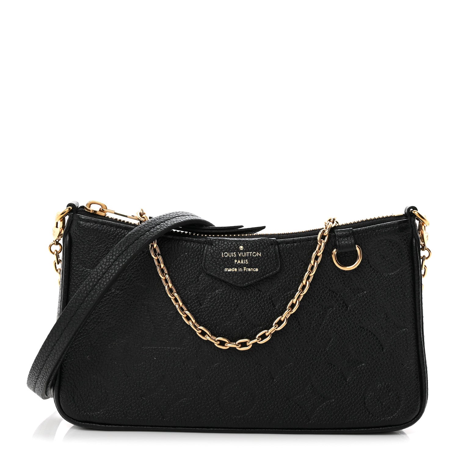 Louis Vuitton Empreinte Easy Pouch On Strap Black