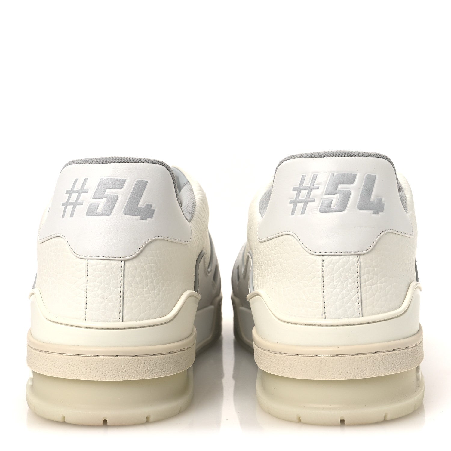 Louis Vuitton Calfskin Mens LV Trainer Sneakers 10 White