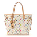 Louis Vuitton LV X TM Monogram Multicolor Neverfull MM White
