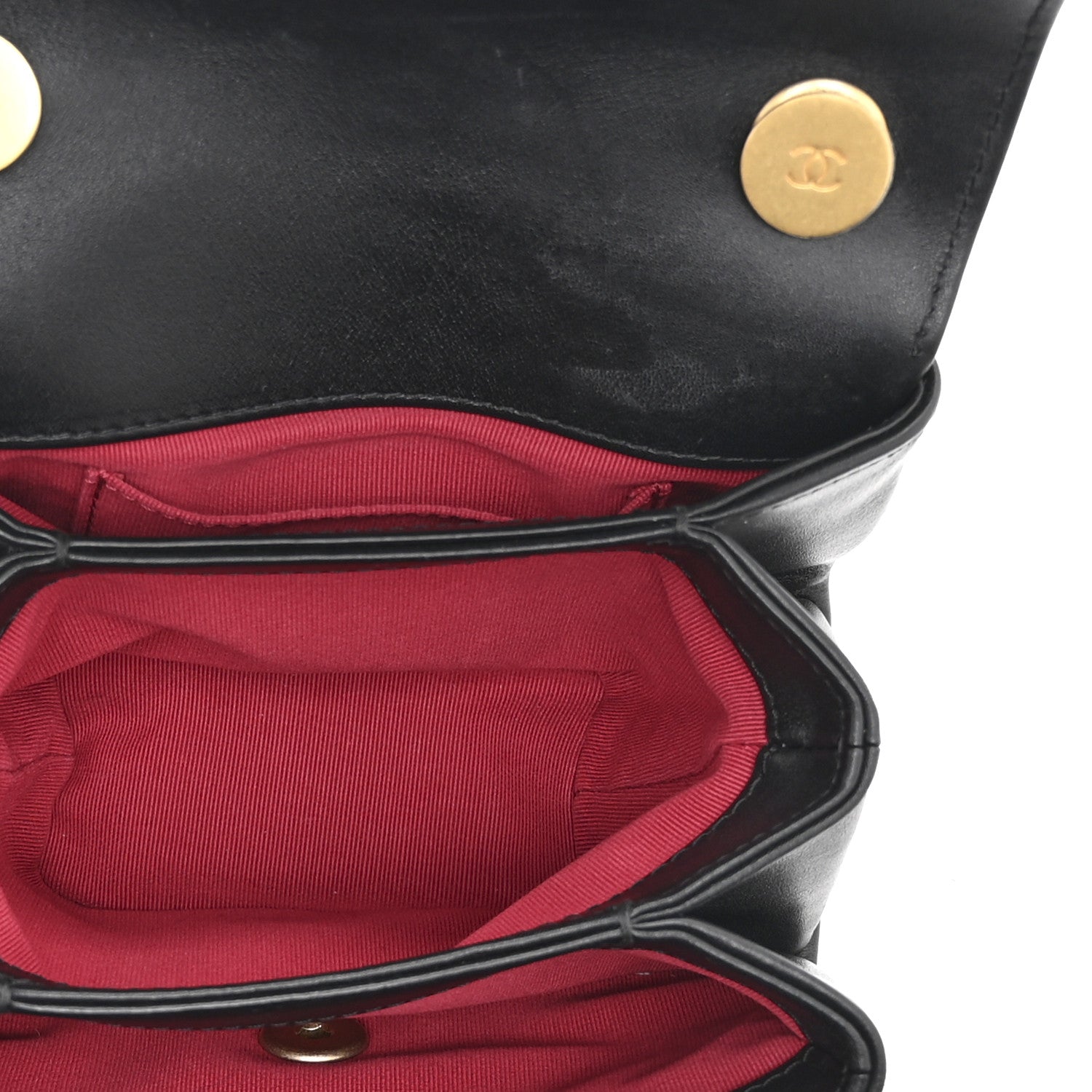 Chanel Calfskin Quilted Pearl Jewel Chain Flap Black