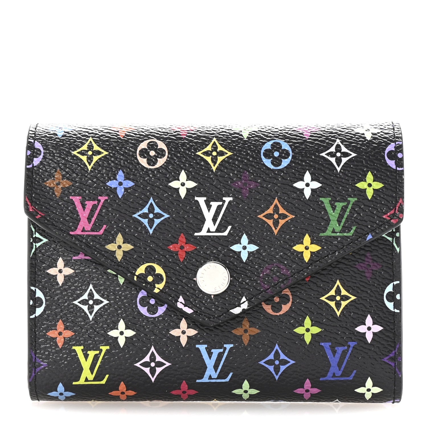 Louis Vuitton LV x TM Monogram Multicolor Victorine Wallet Black