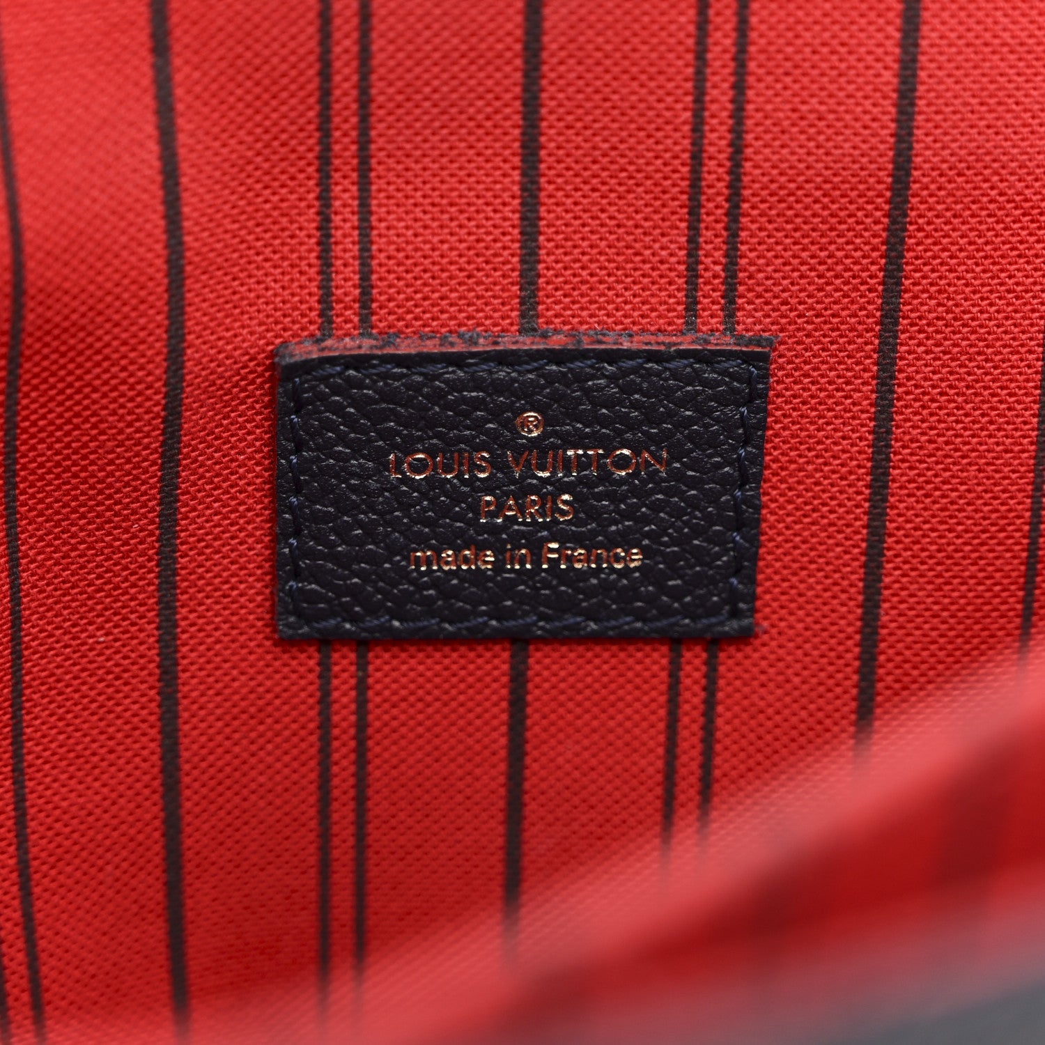 Louis Vuitton Empreinte Pochette Metis Marine Rouge