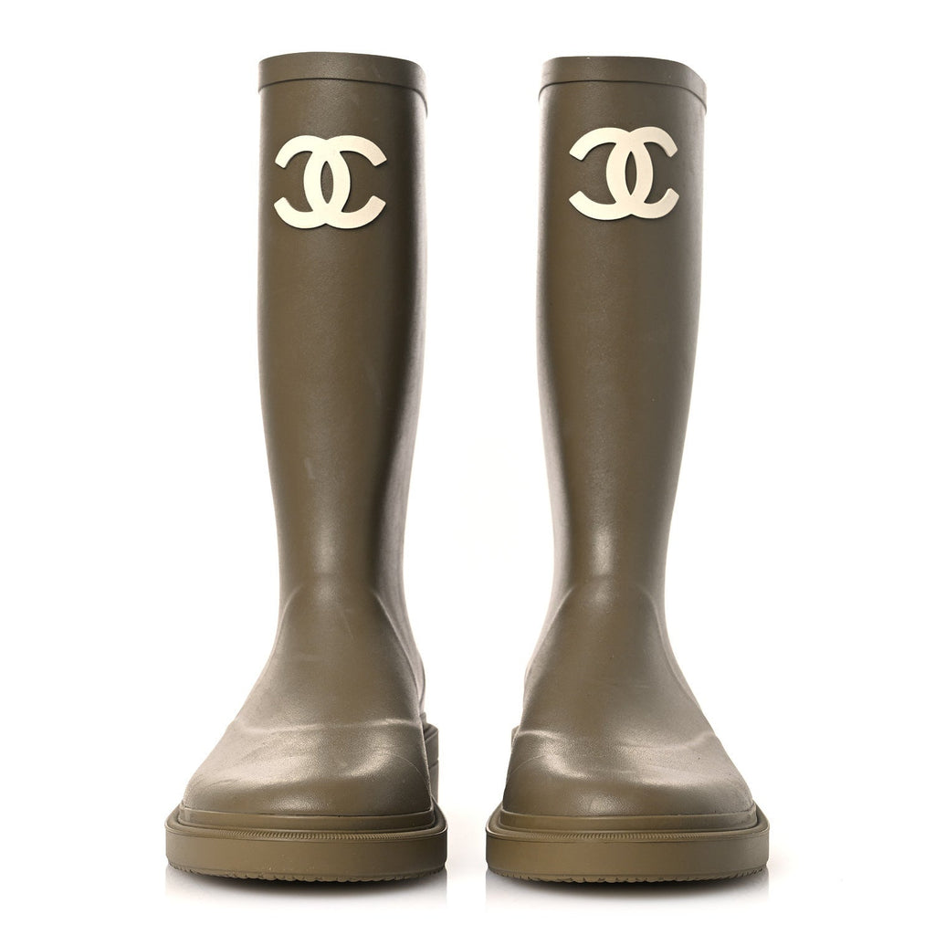 Caoutchouk CC High Boots 39 Dark Beige