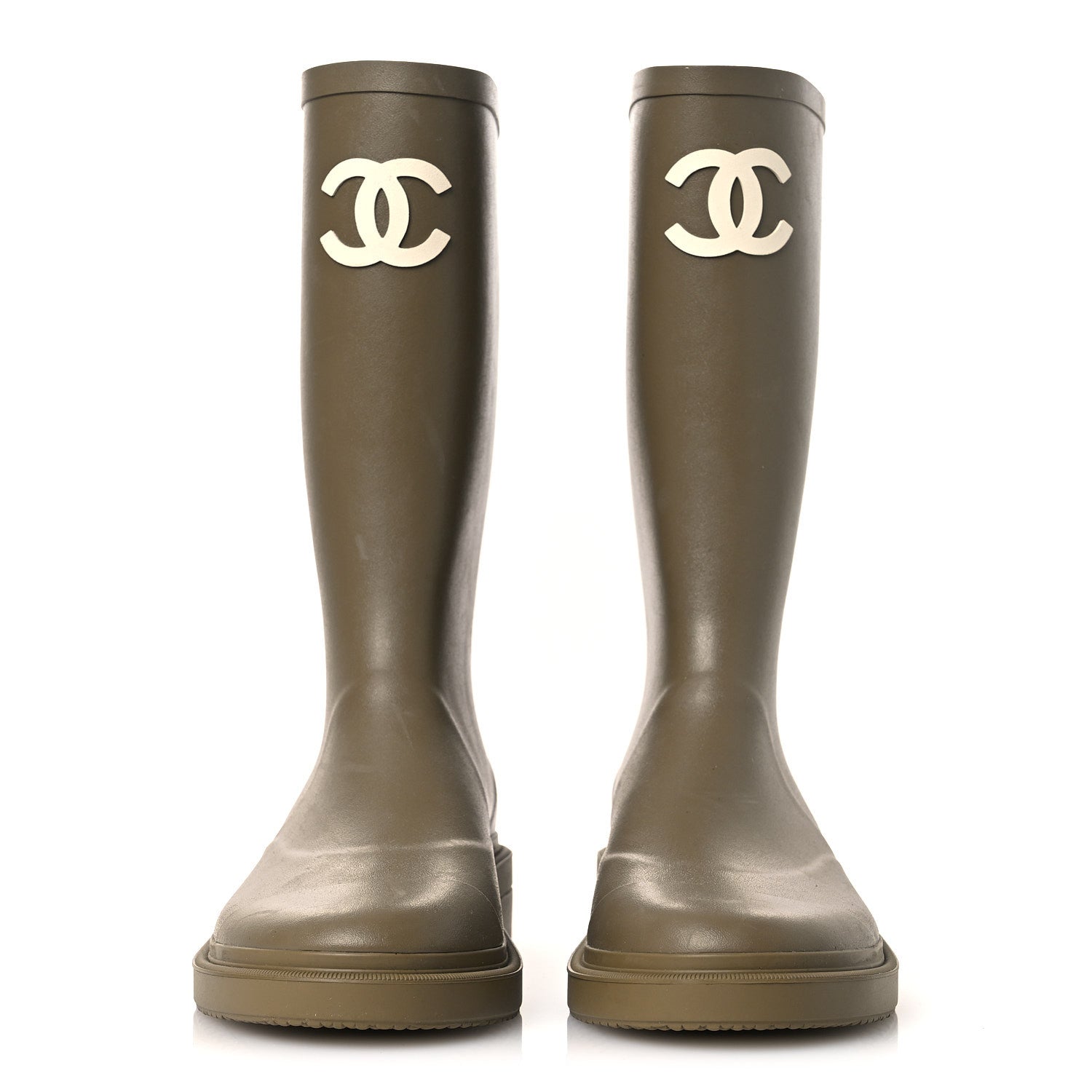 Caoutchouk CC High Boots 39 Dark Beige