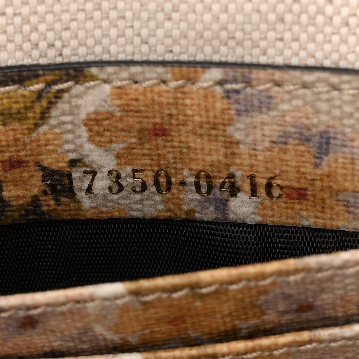 Gucci GG Supreme Monogram Water Flora Web Mini Ophidia Shoulder Bag Beige White Multicolor