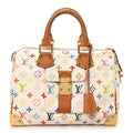 Louis Vuitton Monogram Multicolor Speedy 30 White