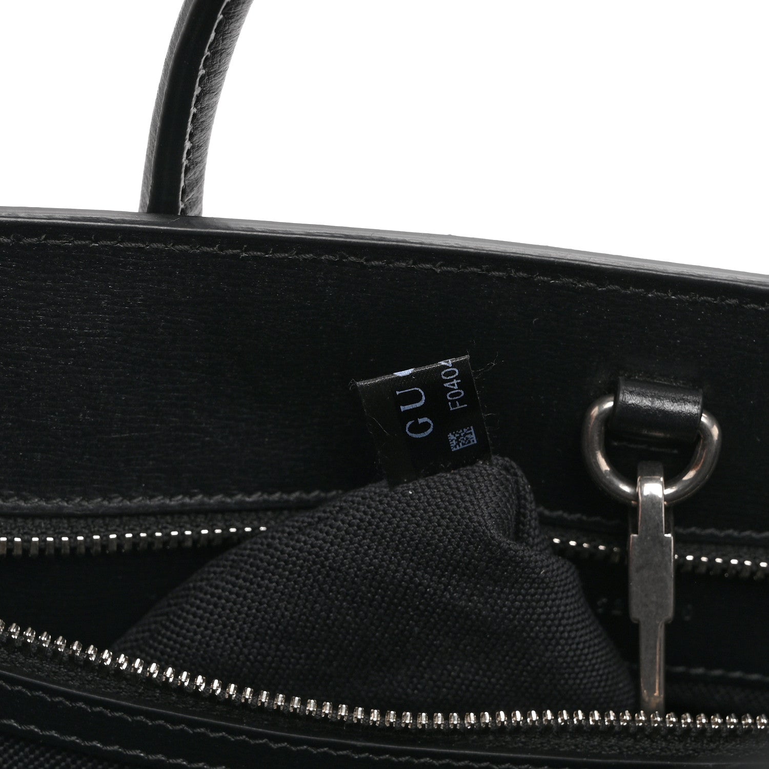 Gucci GG Supreme Monogram Azalea Calfskin Medium Retro Interlocking G Vertical Tote Bag Black