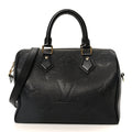 Louis Vuitton Empreinte Monogram Giant Speedy Bandouliere 25 Black