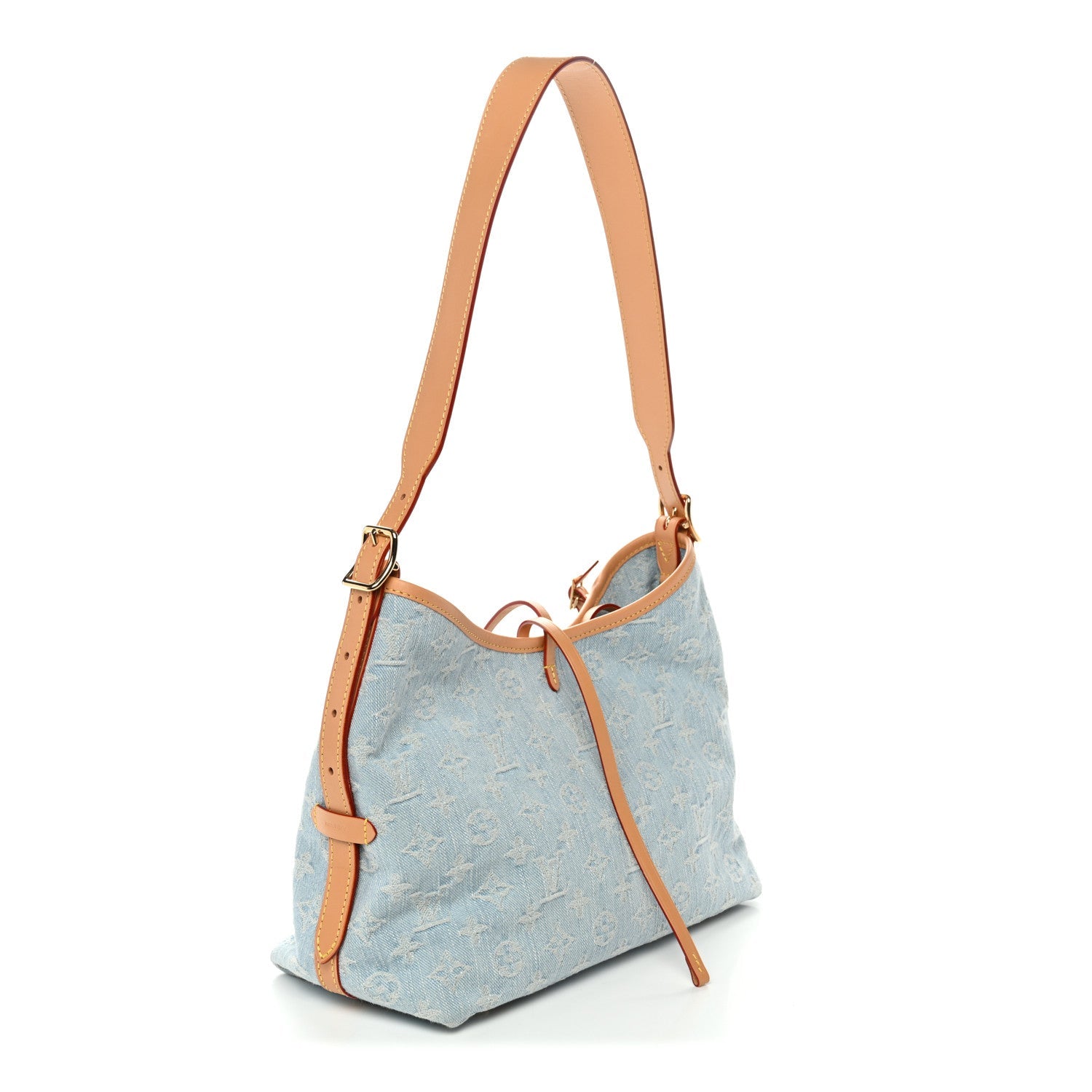 Louis Vuitton Monogram Denim CarryAll PM Sky Blue
