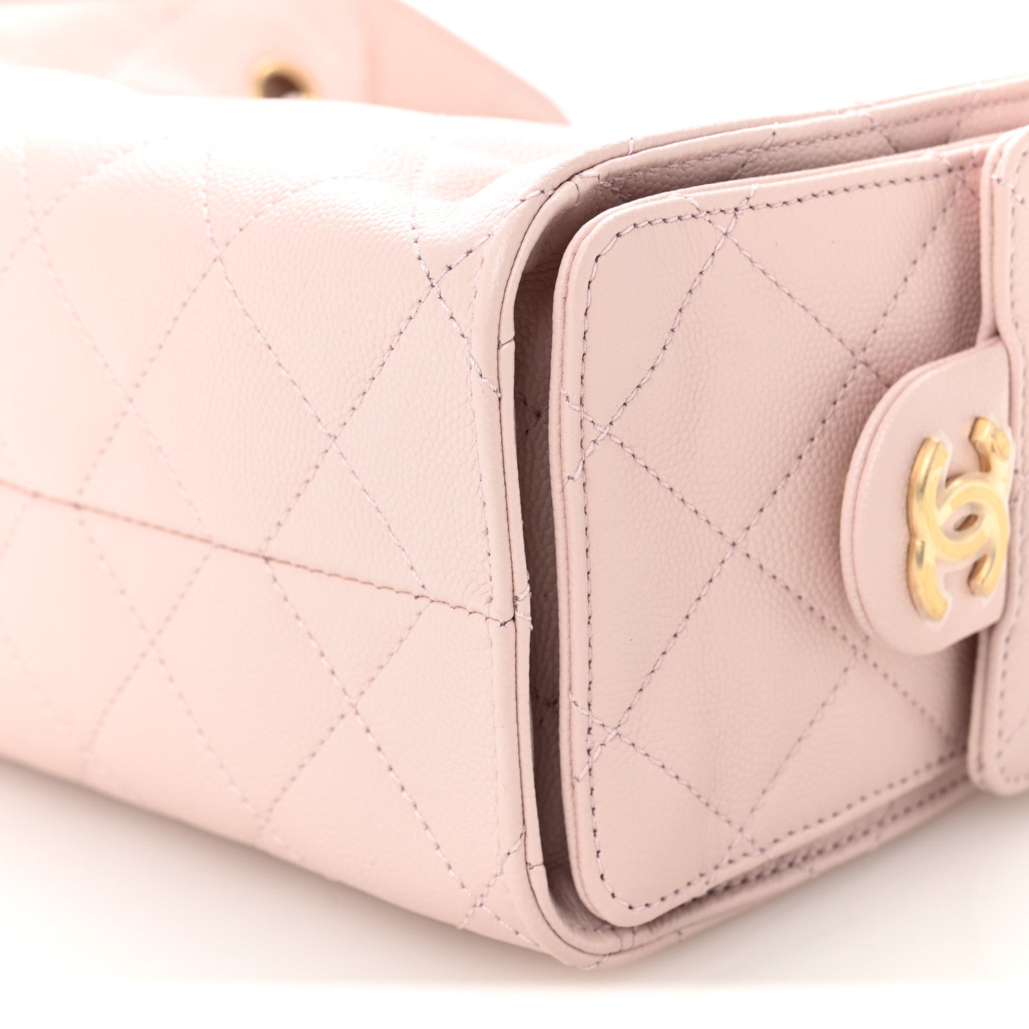 Chanel Caviar Quilted Mini Chanel 25 Handbag Light Pink