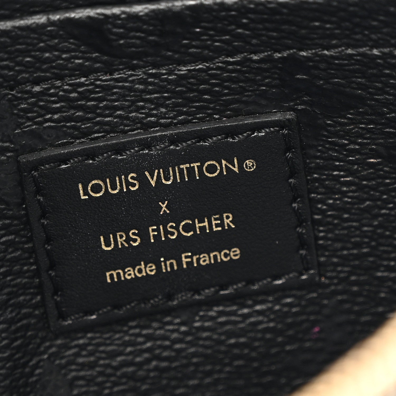 Louis Vuitton X UF Tufted Monogram Pochette Accessories Black Red
