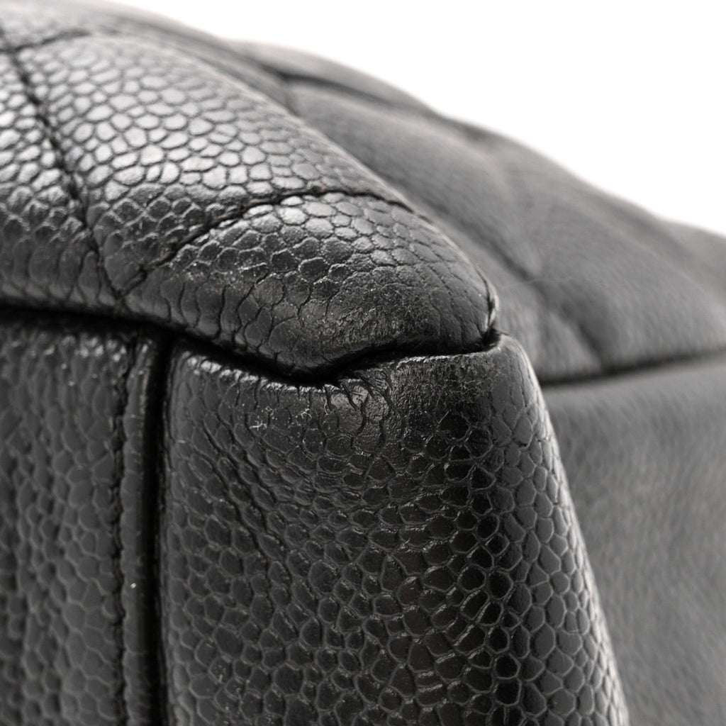 Chanel Caviar Quilted Grand Shopping Tote GST Black