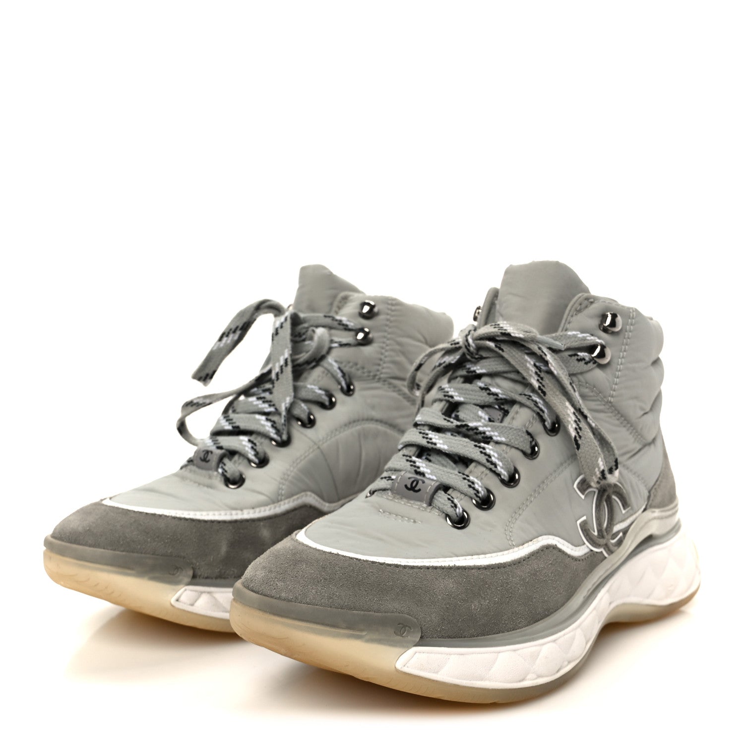 Fabric Suede Womens CC Sneakers 39 Grey