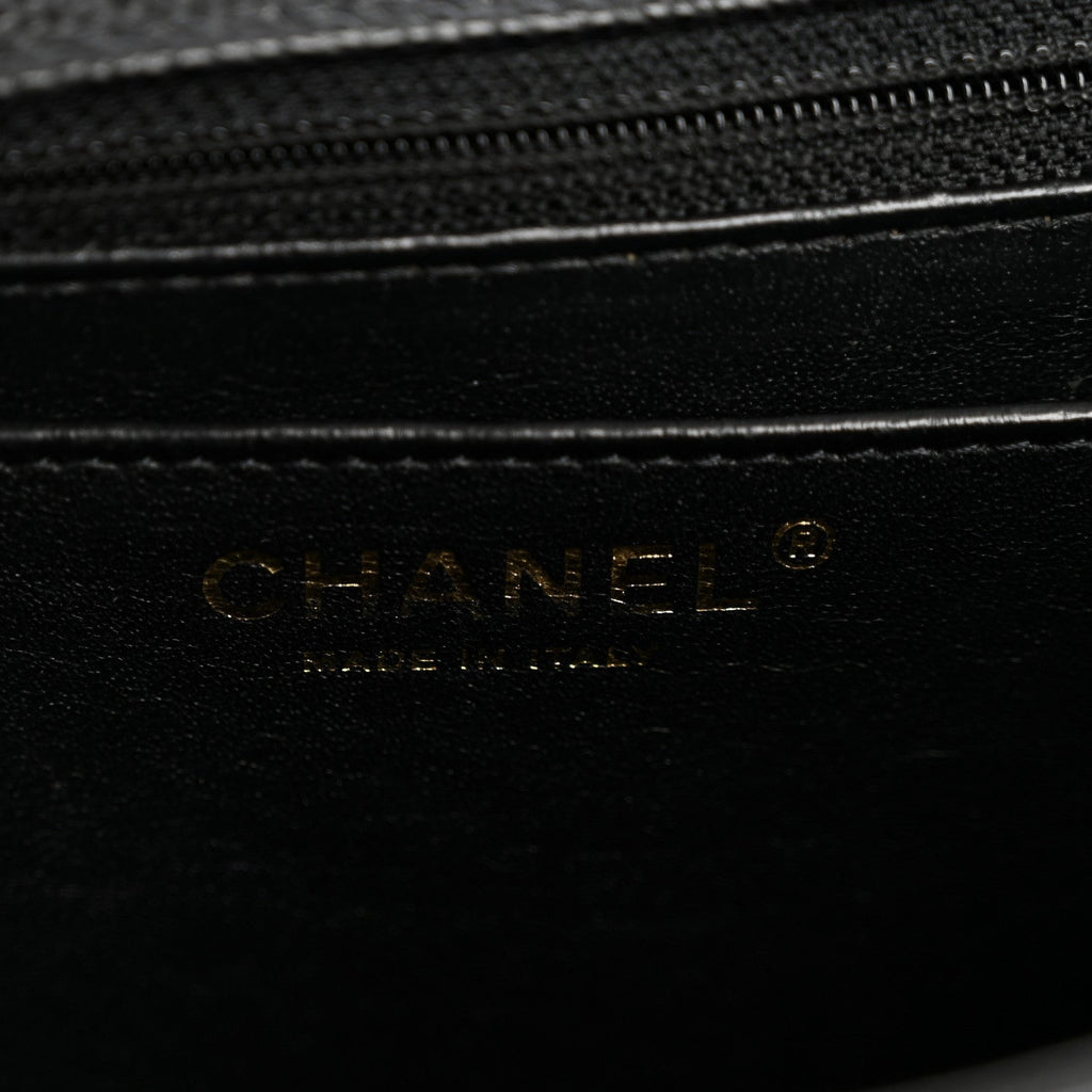 Chanel Caviar Maxi Single Flap Black