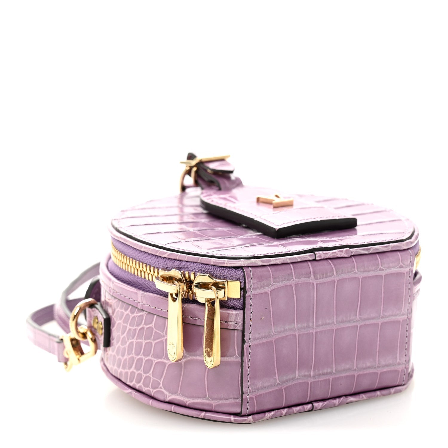 Louis Vuitton Alligator Mini Boite Chapeau Purple